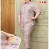 تونیک شلوار گیاهی زنانه قواره دار پارچه خارجی کد 2