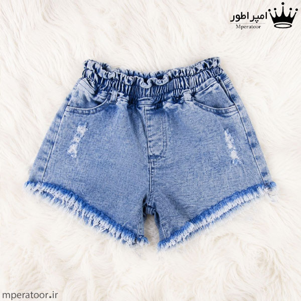 شلوارک جین زنانه گرماژ بالا سایز ۳۶ تا ۴۶-02