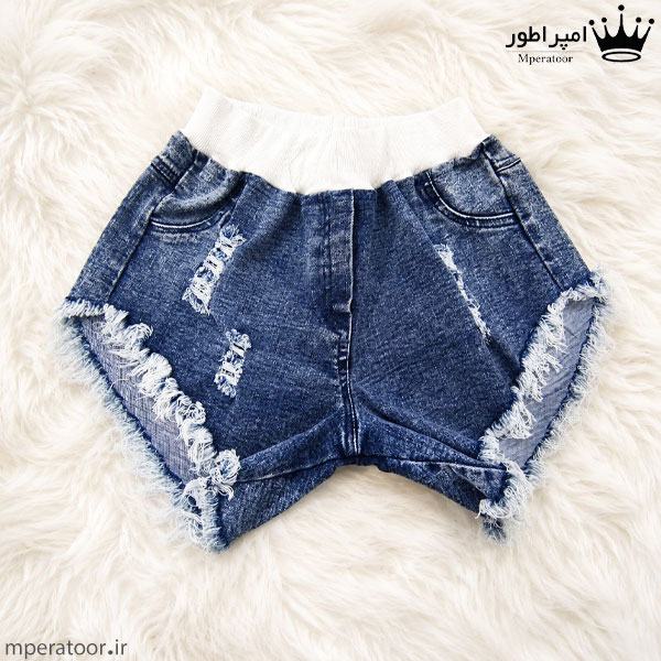 شلوارک جین زنانه گرماژ بالا سایز ۳۶ تا ۴۶-03