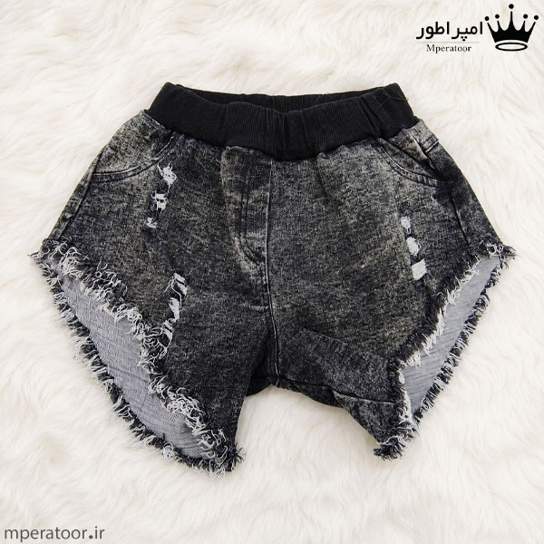 شلوارک جین زنانه گرماژ بالا سایز ۳۶ تا ۴۶-04