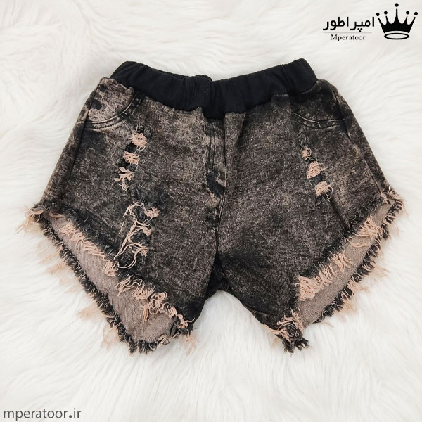 شلوارک جین زنانه گرماژ بالا سایز ۳۶ تا ۴۶-06