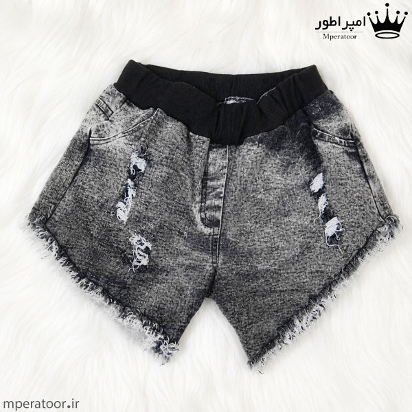 شلوارک جین زنانه گرماژ بالا سایز ۳۶ تا ۴۶-07