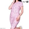 ست تیشرت شلوارک دخترانه کد 538128 طرح گل